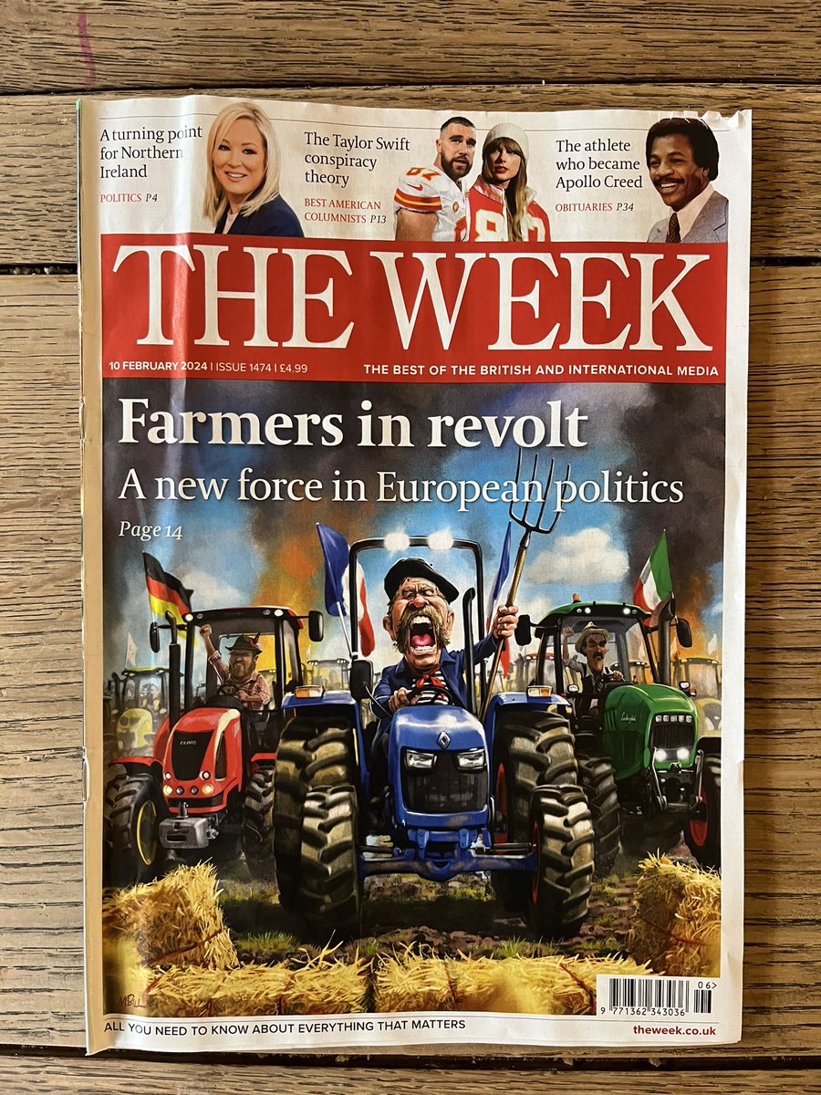 adambedders's tweet image. If you have been following the farmer protests in Europe (and burgeoning UK movements) you might find these international insights of interest in The Week this week. Also shows that the ‘mainstream media’ are indeed covering these issues, and in depth too.
