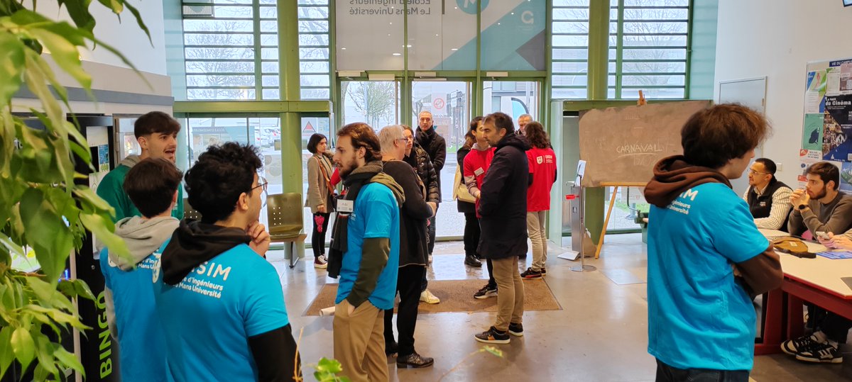 ensim officiel (@ensimofficiel) on Twitter photo Nos #JPO battent leur plein dès ce matin.
Tous les personnels et étudiants sont mobilisés pour répondre aux questions de nos visiteurs déjà très nombreux.
<a href="/LeMansUniv/">Le Mans Université</a> Nos #JPO battent leur plein dès ce matin.
Tous les personnels et étudiants sont mobilisés pour répondre aux questions de nos visiteurs déjà très nombreux.
<a href="/LeMansUniv/">Le Mans Université</a>