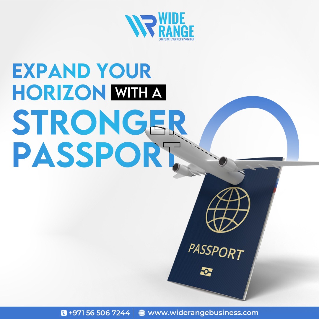 Expand your horizons with a stronger passport! 🌍✈️ Unlock new opportunities, explore new cultures, and experience the world like never before. 🔎 Upgrade your passport to gain access to more destinations, hassle-free travel, and exciting adventures. 
#WideRange #abroadworkpermit