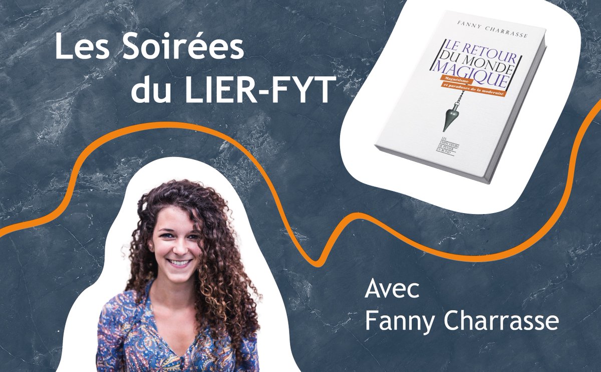 #Rappel RDV pour la prochaine séance des #SoiréesLIERFYT. Nous accueillerons Fanny Charrasse, docteure du LIER-FYT, pour une discussion autour de son livre 'Le retour du monde magique' (@Ed_LaDecouverte). 📅 15/02 📍 10 rue Monsieur-Le-Prince 👉 bit.ly/490hV0Y