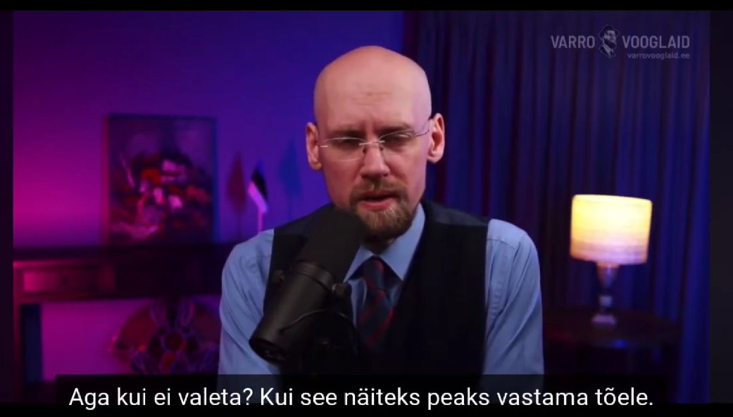 #VatnikSoupEE osa 11. Tutvustan teile Varro Vooglaidu, kes on tuntud mõjuka aktivisti ja riigikogu liikmena. Vaatleme fenomeni, kuidas Varro tõrjub süüdistusi Venemaa vaadete kohta, kuid samal ajal kiidab süstemaatiliselt Putinit või tema ideaale. 1/x