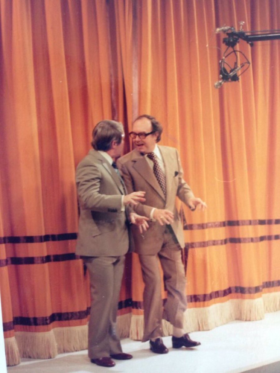 Ern.What would you do without me? Eric.I'd buy a hamster. #eddiebraben # morecambeandwise