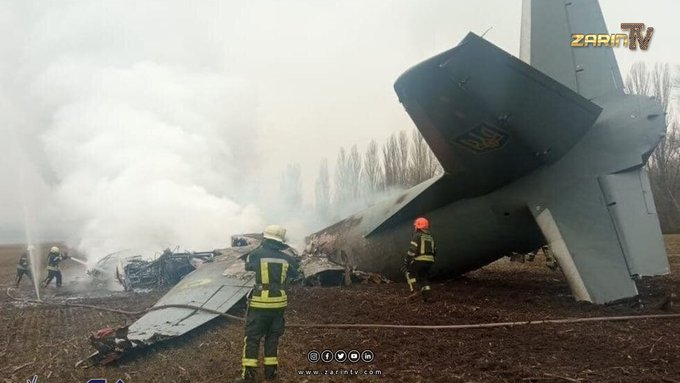The crash of the Russian plane that was carrying Ukrainian prisoners of war; Local governor says all on board “killed“