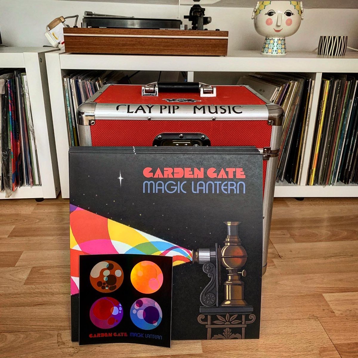 Sorting out what records to take to the label market @the_betsey tomorrow. If you would like to reserve a pre-release copy of Garden Gates ‘Magic Lantern’ @GardenGate69 give me a shout - I’ll have copies with the very limited holographic sticker.