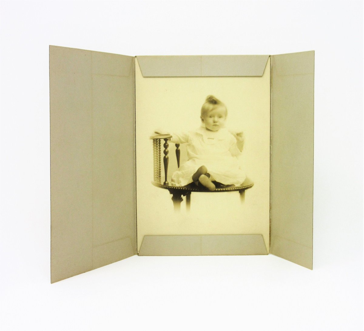 Antique Photograph of a Sweet Baby Dressed in White and Seated on a Victorian Era Chair, Sepia Tone Cabinet Card, Vintage Portrait, Ephemera tuppu.net/34192d11 #vintage #etsyseller #Etsy #VintagePhotograph