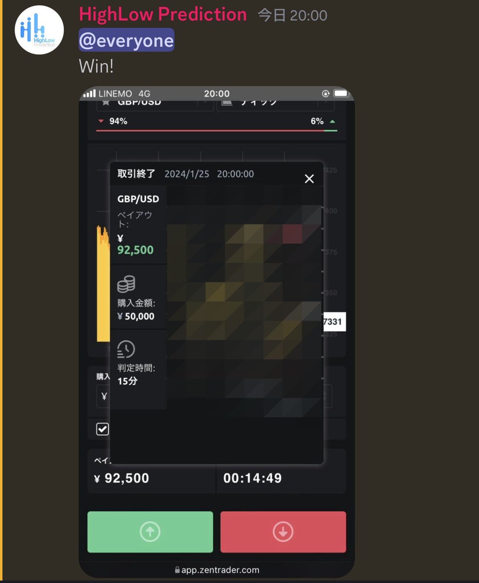 1/25 無料配信成績
2戦2勝0敗