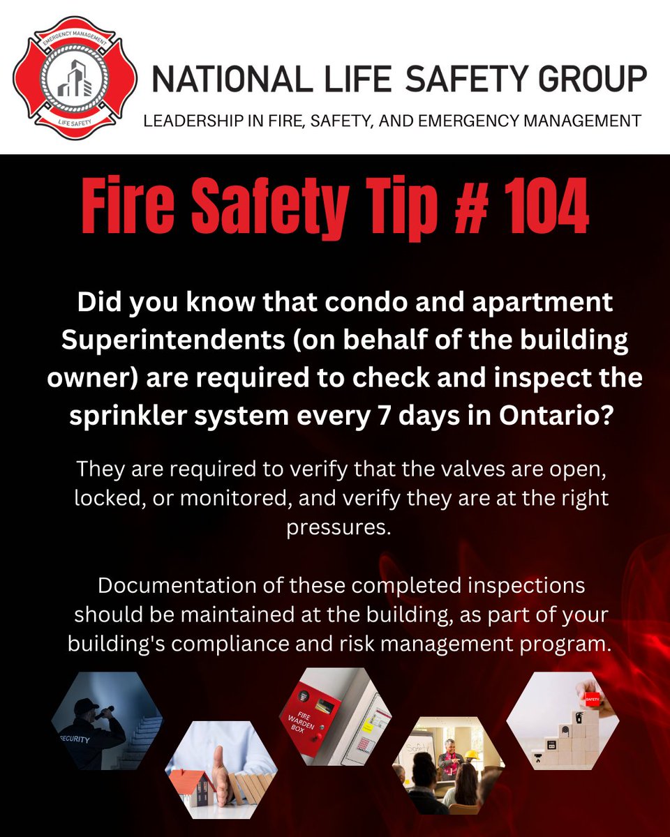 NatlLifeSafety's tweet image. Fire Safety Tip #104 - Did you know?
#firecode #compliance #nationallifesafetygroup