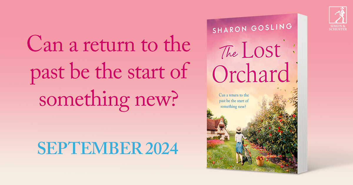 Cover reveal! Here's the beautiful new cover for my next book, The Lost Orchard. Two estranged sisters. One unexpected inheritance. Can facing the past save the future for them both? Out September from @simonschusterUK, it's available for pre-order from all good bookshops now!