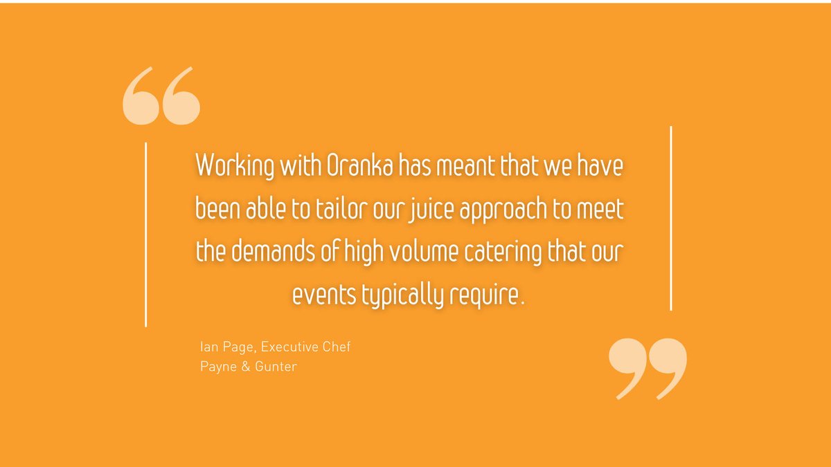 OrankaUK's tweet image. Just sharing the love...😘

And from this testimonial we particularly like that our approach delivered "absolutely the right offering to suit the environment.”

#Oranka #Juice  #Hospitality #Orange
