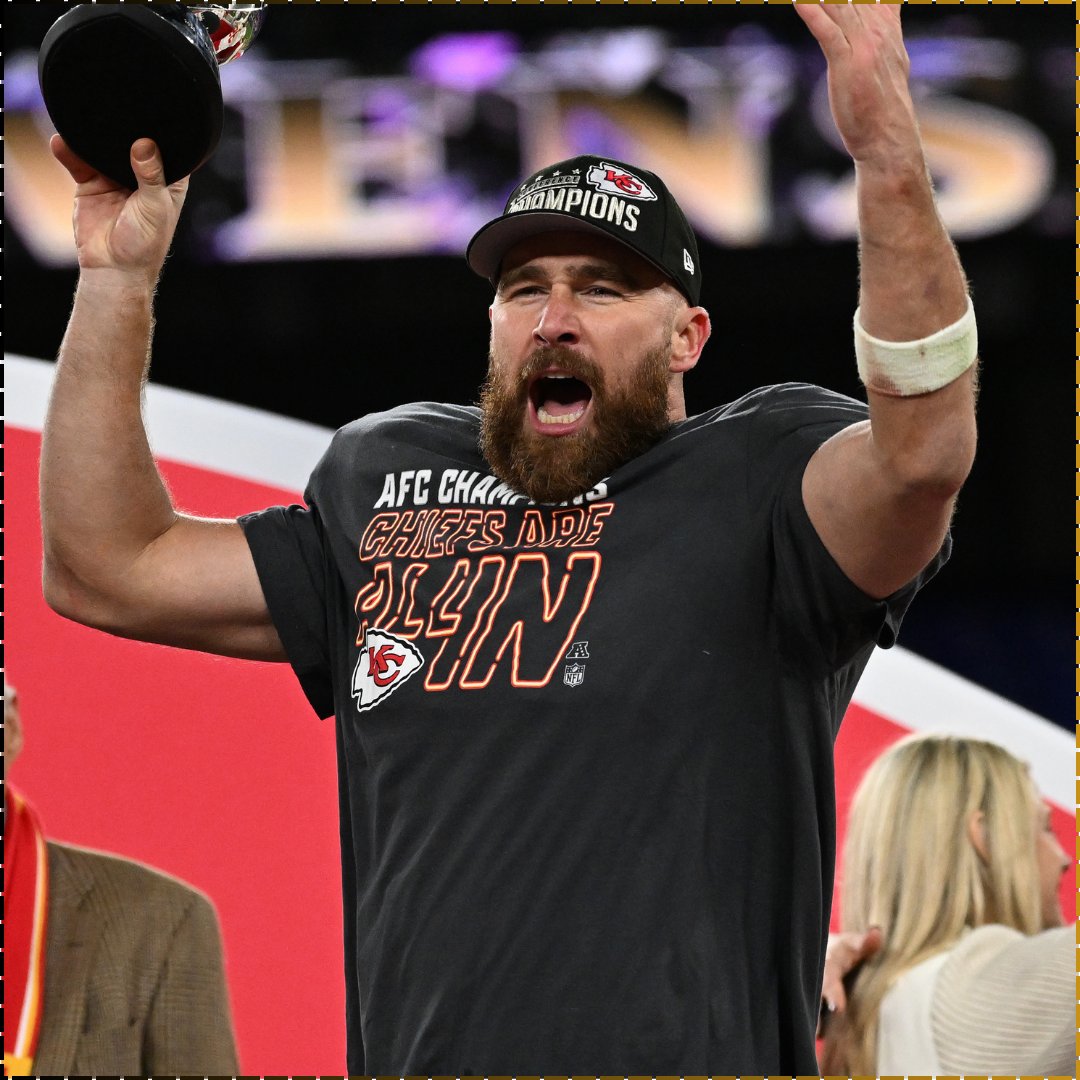 Travis Kelce's last 12 playoff games:

• 8 catches, 109 yards, 1 TD
• 13 catches, 118 yards, 2 TDs
• 10 catches, 133 yards
• 5 catches, 108 yards, 1 TD
• 8 catches, 86 yards, 1 TD
• 10 catches, 95 yards, 1 TD
• 14 catches, 98 yards, 2 TDs
• 7 catches, 78 yards, 1 TD
• 6