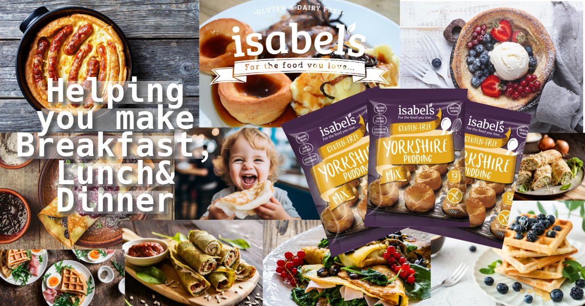 One brilliant batter mix, so many possibilities!  #glutenfree isabelsfreefrom.co.uk/product-catego… #Foodie #dairyfree