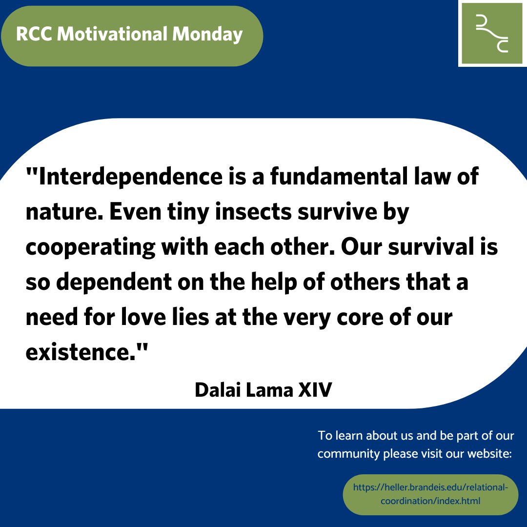 Relational Coordination Collaborative tweet media