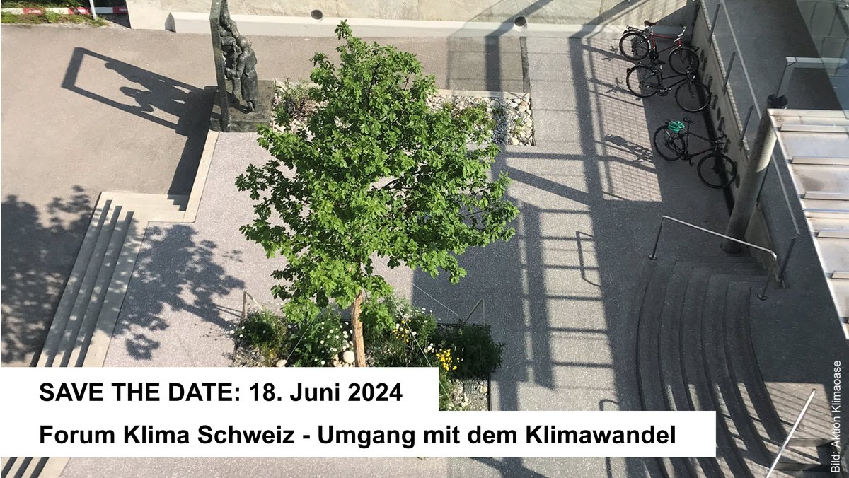 Das «Forum Klima Schweiz – Umgang mit dem #Klimawandel» ist der neue Informations- & Netzwerkanlass im Klimabereich. Die erste Veranstaltung findet am 18. Juni in Bern zum Thema «Anpassung. Lösungen. Umsetzung» statt. @meteoschweiz @proclimCH #NCCS 👉bafu.admin.ch/bafu/de/home/t…