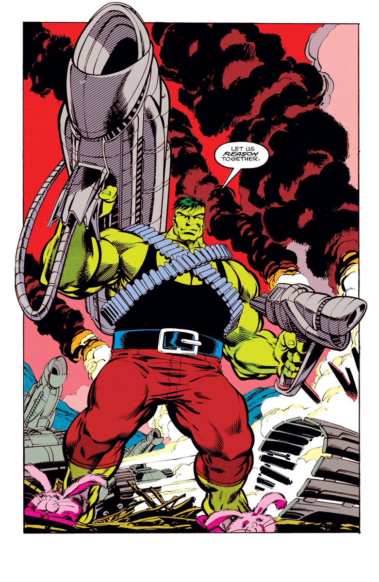 comixmenpodcast's tweet photo. #LunesDeSuperhéroes Hoy #ProfessorHulk
1a. Aparición: The Incredible Hulk Vol. 1 No. 377 con fecha de portada de enero de 1991.
Creadores: #PeterDavid y #DaleKeown
#BruceBanner #Hulk #HulkProfessor #MarvelComics #MarvelAgeOfComics #Marvel #MarvelUniverse #MarvelSuperheroes https://t.co/37iZT9GwdR