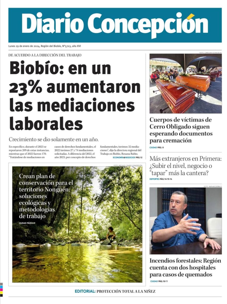 📢¡Noticia destacada! <a href="/DiarioConce/">Diario Concepción</a> informa que las mediaciones laborales aumentaron un 23% en la Región del Biobío, según datos de <a href="/drt_biobio/">DRT Biobío</a> 🤝
📎Conoce más detalles aquí 👉acortar.link/R7LRkw