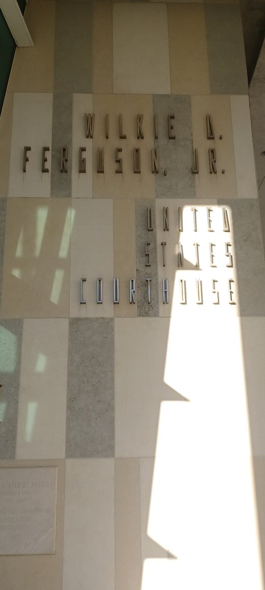 Good morning! 

I'm at the federal courthouse in downtown Miami, where the trial is set to begin today in the racial gerrymandering lawsuit against the City of Miami. The suit was brought by community groups and individual residents, and is being litigated by <a href="/ACLUFL/">ACLU of Florida</a>