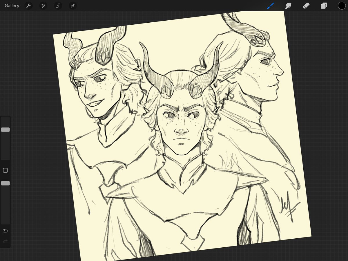 Can’t sleep so I’m sketching Rolan 
#BG3 #rolan