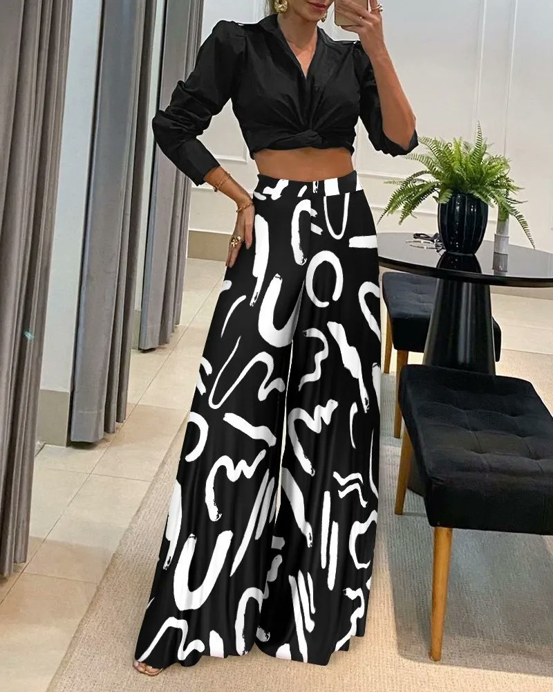 Rupertbrook47's tweet photo. Top On Sale Product Recommendations!;Fashion Sets 2022 Autumn European and American Style Street Trendy Women's Embossed Polyester Shirt High Waist Casual Pants Set;Original price: PKR 3828.97;Now price: PKR 2106.07;Click&amp;Buy: https://t.co/iP0QQPJ2lC https://t.co/DltNJY2wgZ