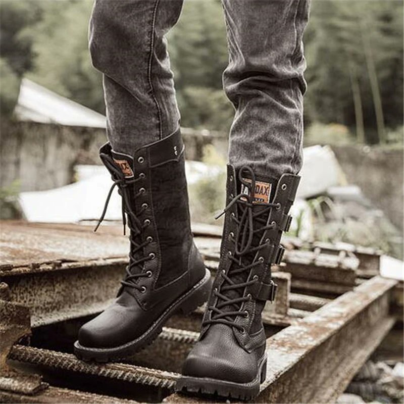 Rupertbrook47's tweet photo. Top On Sale Product Recommendations!;New Fashion Mens Motorcycle Boots Leather Boots Male Footwear Cowboy Casual Shoes Men Military Tactical Boots Gothic Punk Boots;Original price: PKR 14334.18;Now price: PKR 10177.97;Click&amp;Buy: https://t.co/YasbG7A0R1 https://t.co/dFKvl5L0ZM