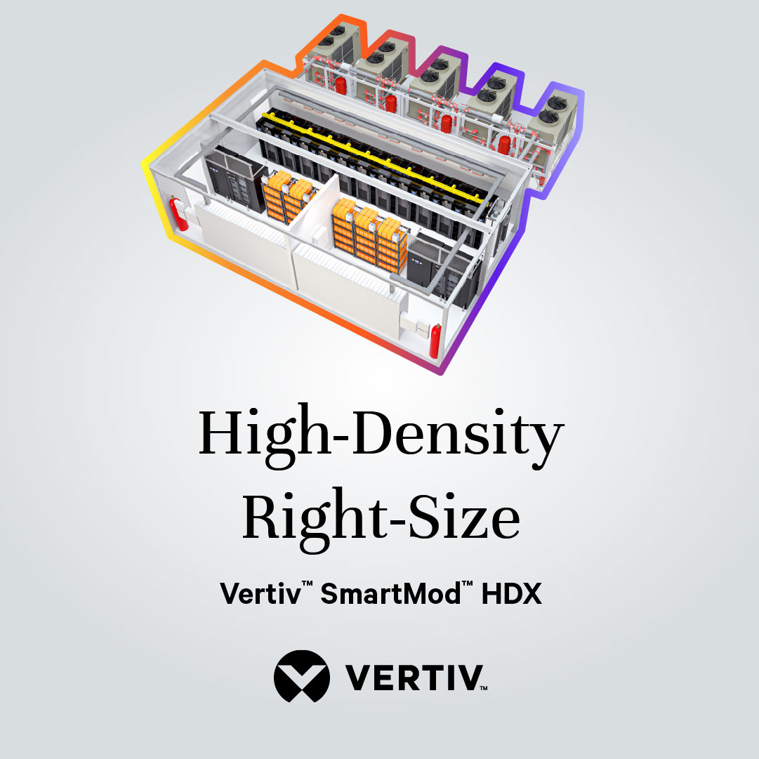 VertivEMEA's tweet image. 💻  Designed for high-density applications, the Vertiv™ SmartMod™ HDX is the ultimate solution to supercharge your computing capabilities. 
Get started today. 🚀
ms.spr.ly/6019iaaLd 
#ModularDataCenter #HighDensityRacks #HighDensityDataCenter