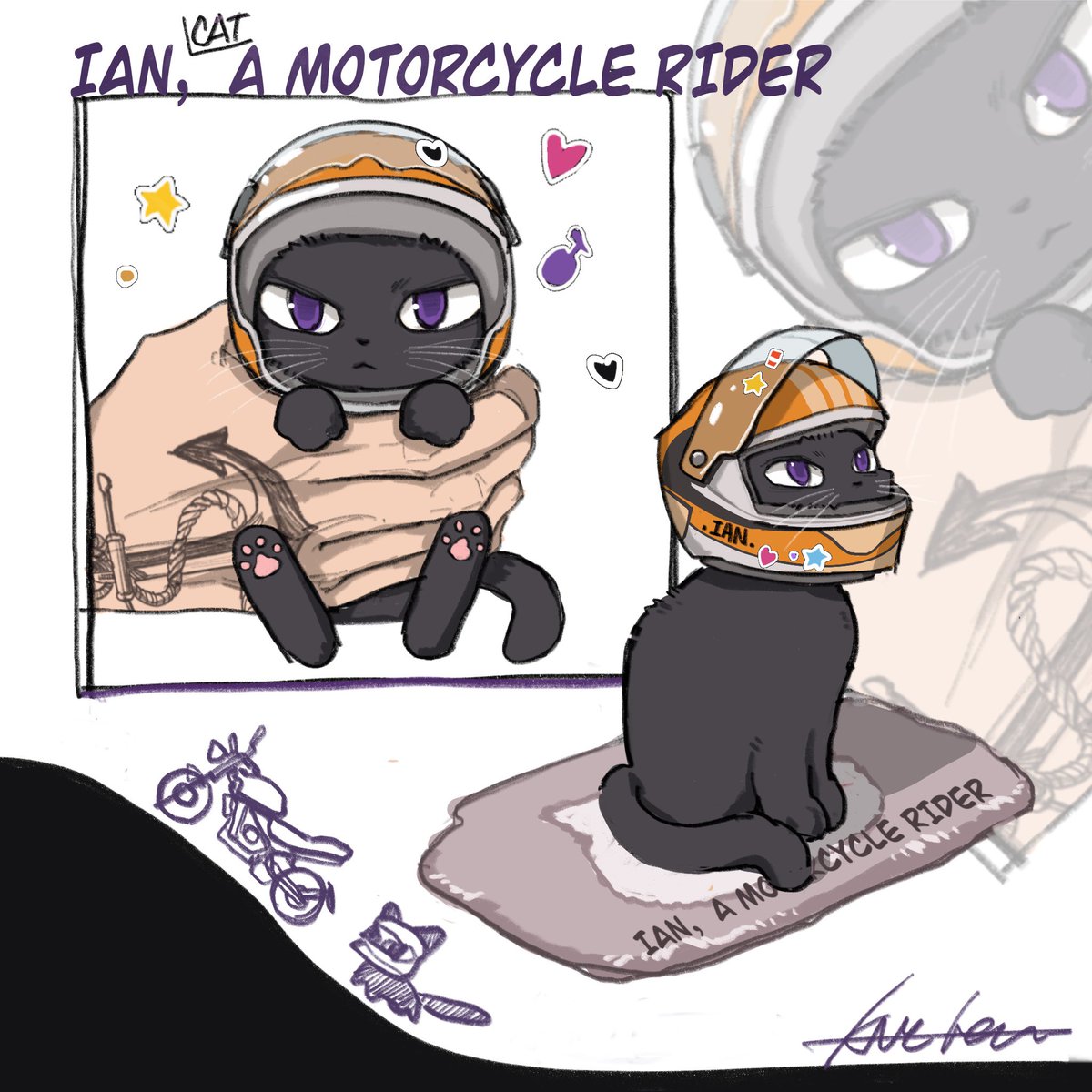 kiteten10's tweet image. 🐱🏍️

 #웻샌드