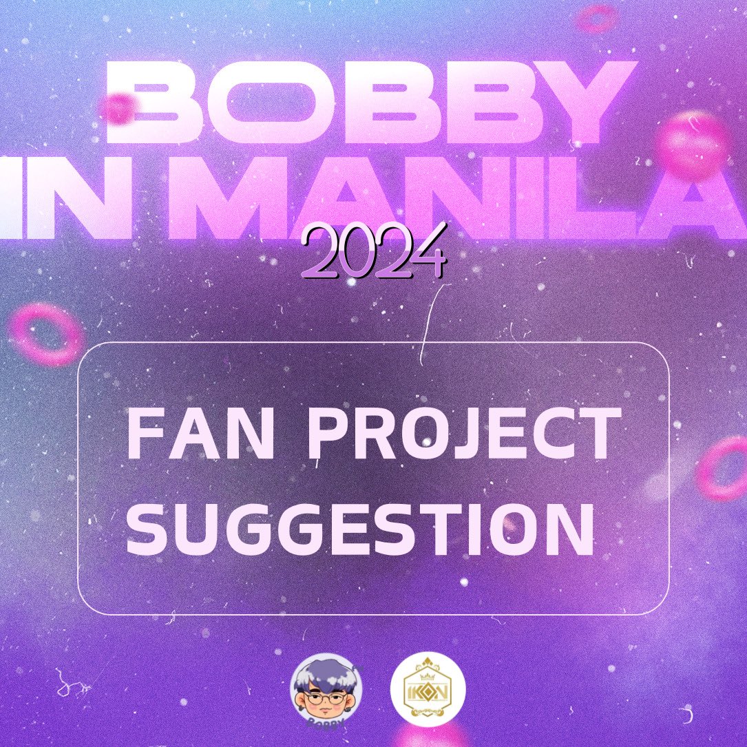 kimjiwonph's tweet photo. Manila, are you ready for BOBBY?

We are now opening the fan project suggestion form until February 2 ONLY! 

🔗 https://t.co/2OjtPU1l1g

Share us your witty &amp; feasible ideas as we only have 48 days left! 

Please participate &amp; rt☺️

#BOBBYinMANILA https://t.co/bTri0jd98y