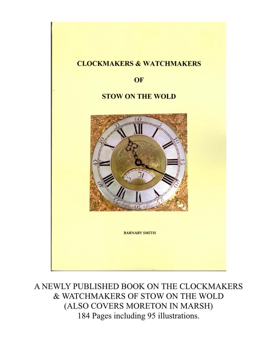 We are proud to inform you that we will selling copies of this wonderful newly published book on Stow on the wold clock makers.
Please let me know if you are calling in and would like a copy reserving as we will only have a limited amount.
#clockmakers #ArcherStow #StowontheWold