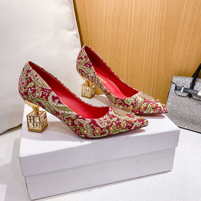 Rupertbrook47's tweet photo. Top On Sale Product Recommendations!;Autumn New Ladies High Heels Pointed Toe Shaped Heel High 5cm and 7cm Wedding Shoes Square Buckle Travel Banquet Shoe High Heels;Original price: PKR 6256.13;Now price: PKR 6256.13;Click&amp;Buy: https://t.co/Ll5Ywtodqx https://t.co/DMfv6G8Dbn