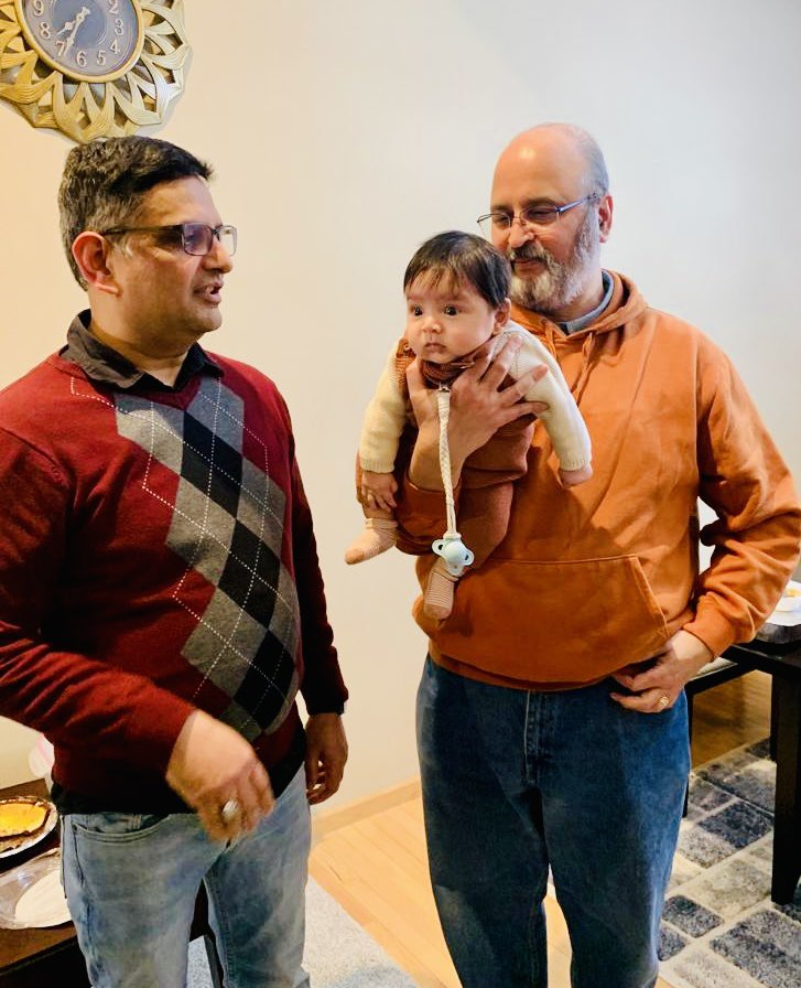 Ashu_Mangalam's tweet photo. KaranGalam lab holiday party got delayed but Better late than never.
Holiday cheer, delicious feasts, and non-stop laughter – our belated lab party had it all!
Until next time, cheers to a memorable holiday bash! 🎁👶🌟 #LabParty #BabyMagic #HolidayJoy https://t.co/EA8Ykp7Iqi