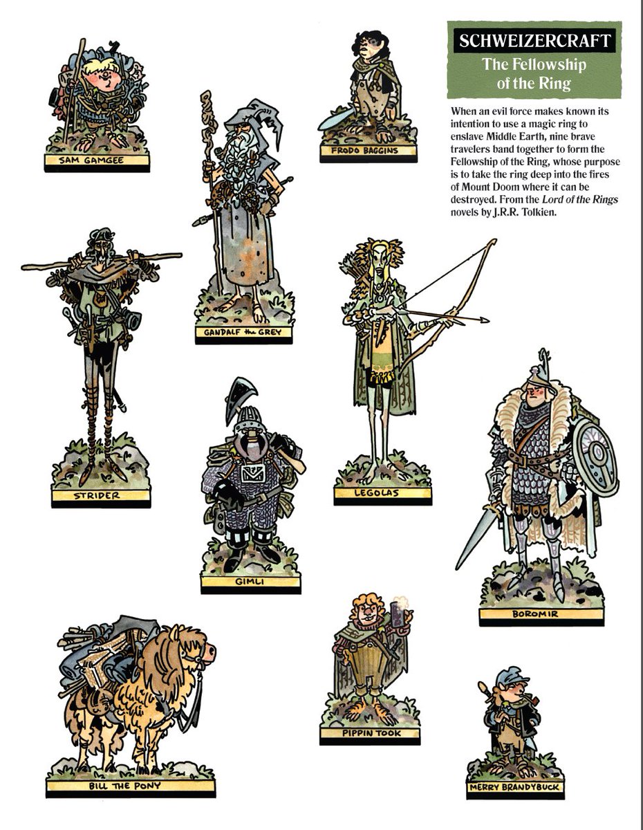 riseupcomus's tweet photo. Cardboard standies > plastic minis 

Sorry I don't make the rules (yes I do, I am The Dungeon Master)

((Art by Chris Schweizer)) https://t.co/1wlFBWLp2s