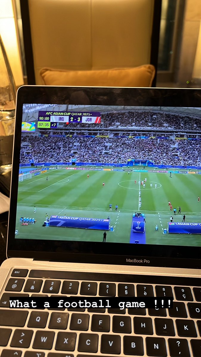 🇮🇶 Iraq 2 / 3 Jordanie 🇯🇴 Best game of the @Qatar2023en so far!!