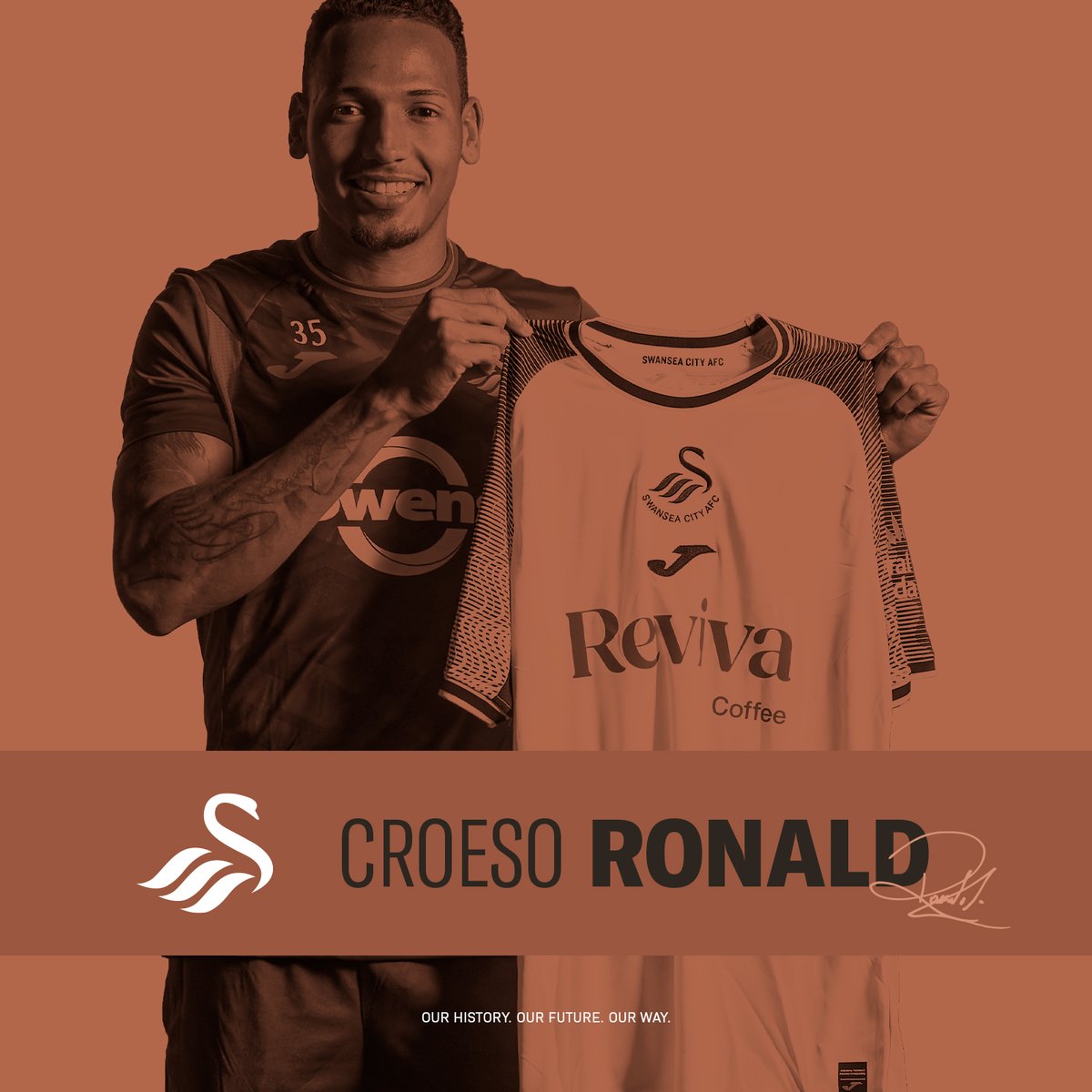 SwansOfficial's tweet image. ✍️ 𝗖𝗥𝗢𝗘𝗦𝗢 𝗥𝗢𝗡𝗔𝗟𝗗 🇧🇷

We are delighted to announce the signing of Ronald from @GremioAnapolis for an undisclosed fee, subject to international clearance and visa approval.

👉 swanseacity.club/499cHQ4

@JomaSport | #Swans
