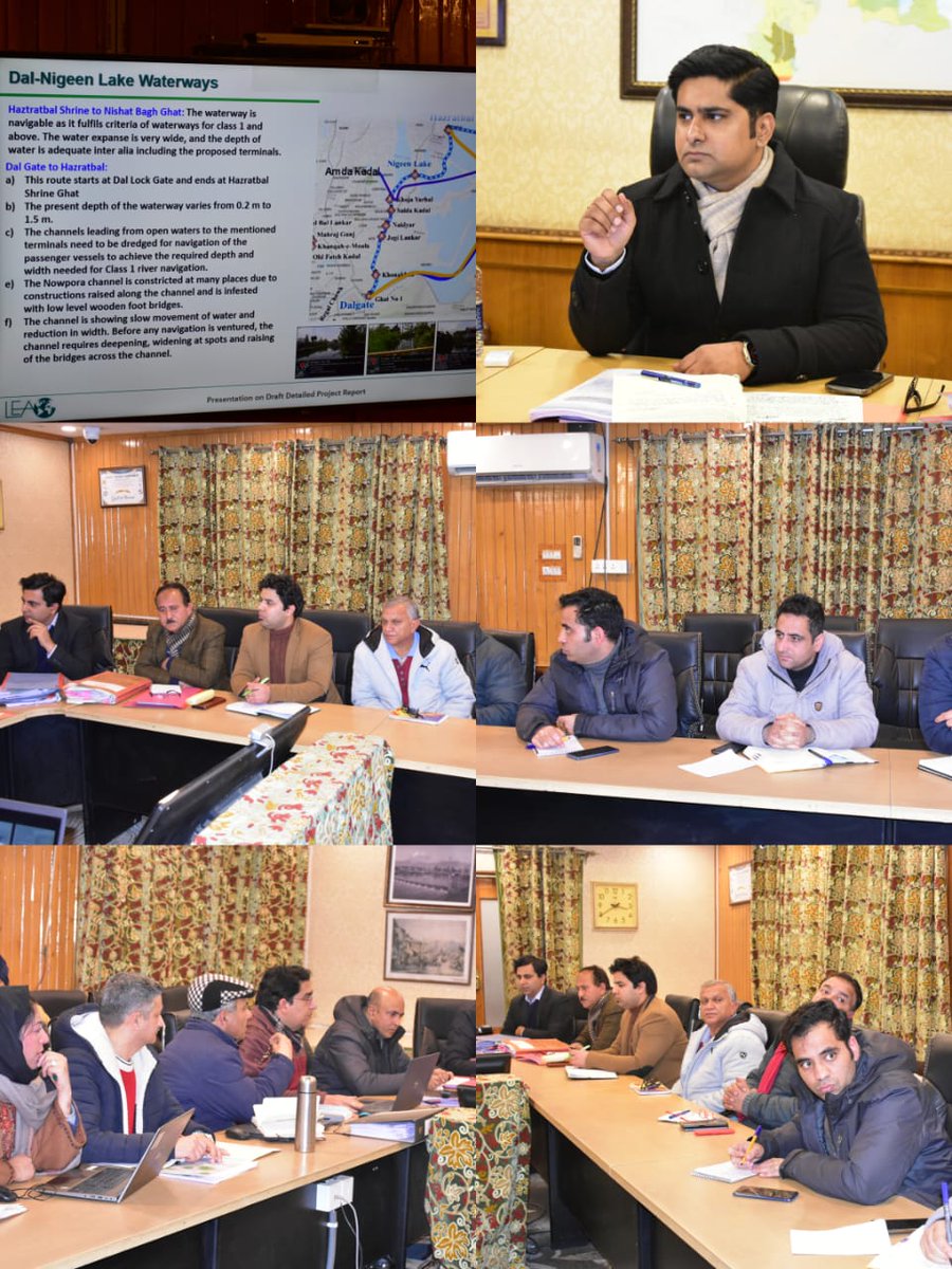 Commissioner SMC/CEO SSCL @owais_ias convened a high-level review meeting to assess progress of all #SmartCityProjects and to evaluate the status of works, identify potential bottlenecks, and strategize the way forward to ensure the timely & successful completion of the mission.