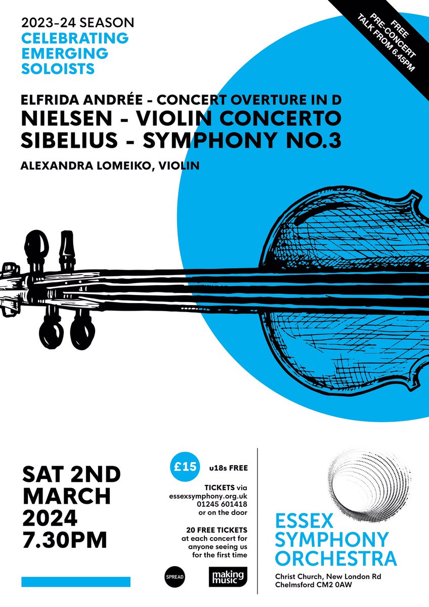 This music may all hail from chilly climes - but you’ll receive a very warm welcome and enjoy wonderful music full of joy and light with <a href="/alex_lomeiko/">Alexandra Lomeiko</a> <a href="/R__Hodge/">Robert Hodge</a> <a href="/philippajbarton/">Philippa Barton</a> 

Tickets booking now - UNDER 18s FREE OF CHARGE. 

ticketsource.co.uk/booking/t-dvlo…