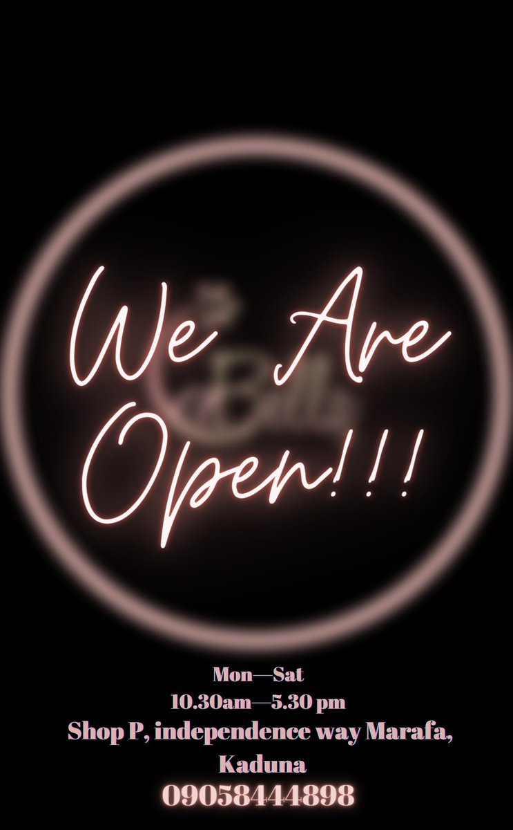 LabellaNG__'s tweet image. Shop P, independence way 
Opposite Habil cafe 
Marafa, Kaduna 
09058444898