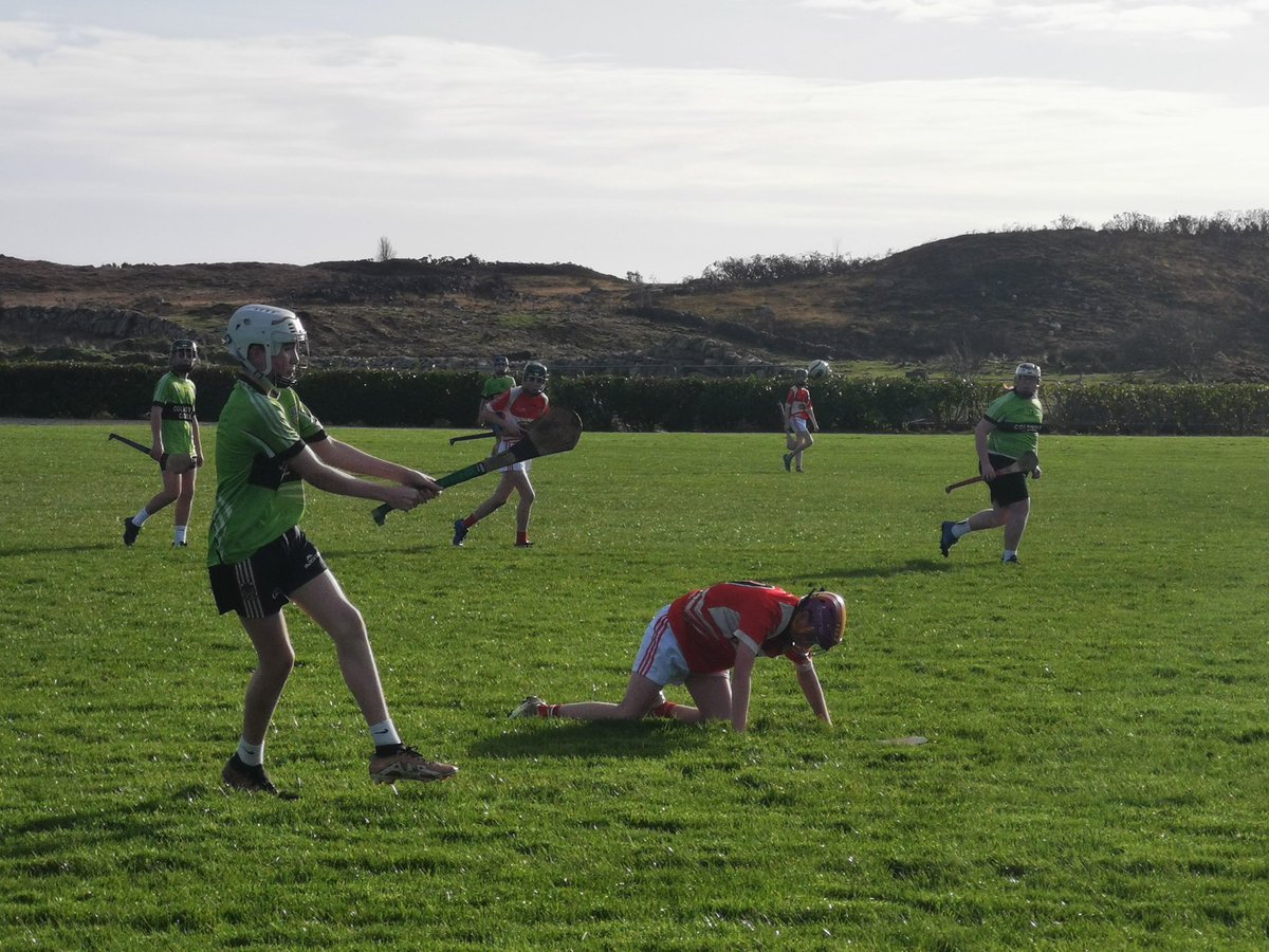 cbsroscommon's tweet photo. A great battling performance from our first year year hurlers today in the Galway sunshine 🌅 The game unfortunately ended in defeat for CBS but encouraging signs for the year ahead. #cbsgaa #cbshurling #rosgaa https://t.co/cT34BM4Uvq