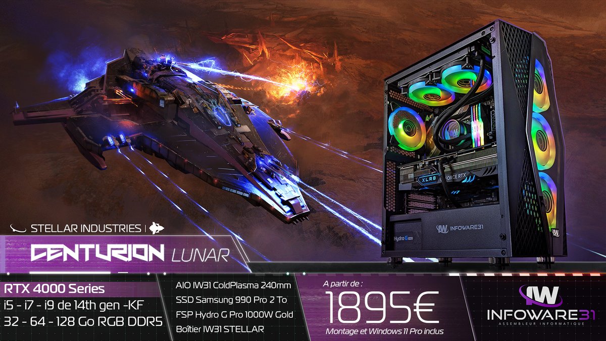 Mon Centurion Lunar est disponible à partir de 1895 euros !

infoware31.fr/produit/centur…
