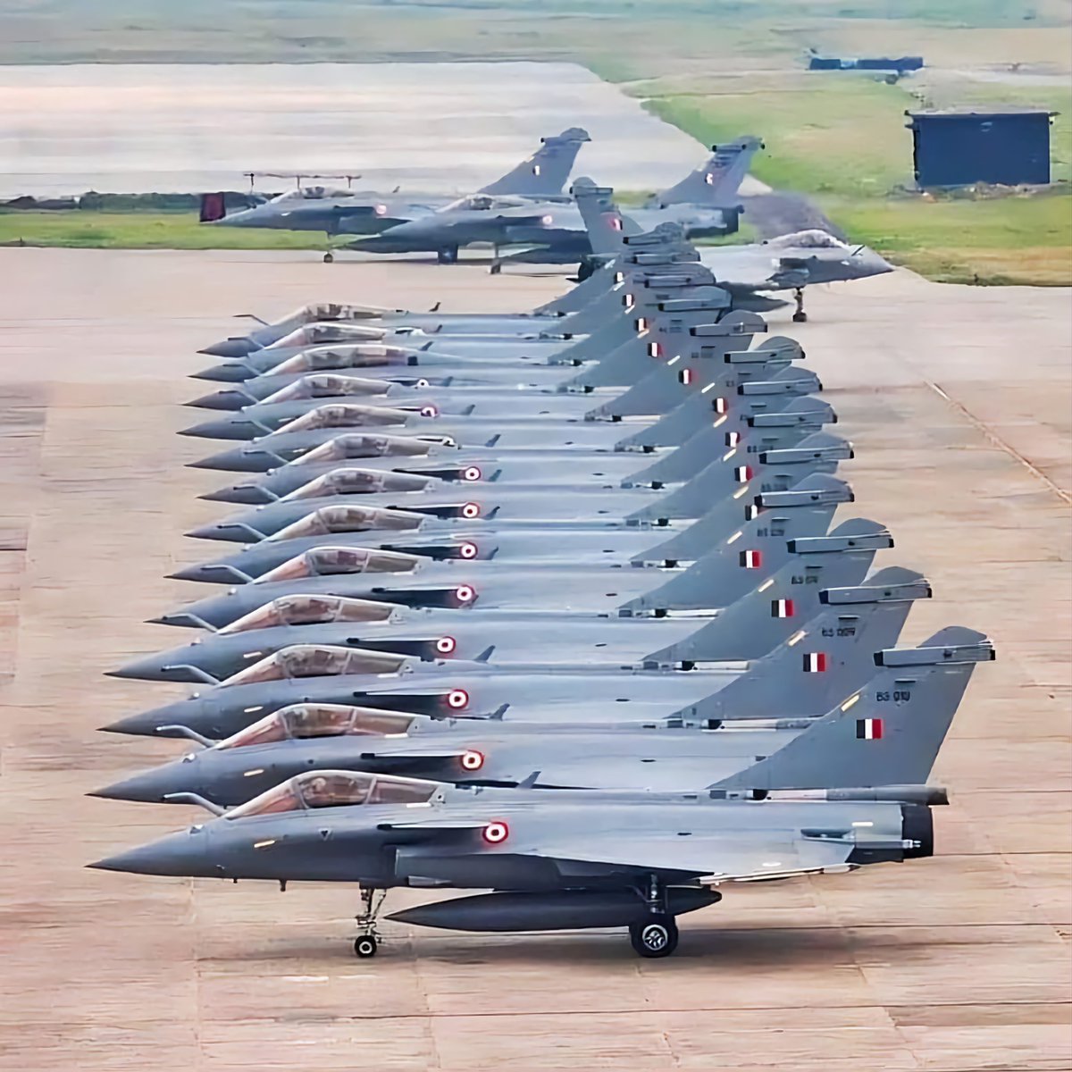 Rafales lined-up 🇮🇳