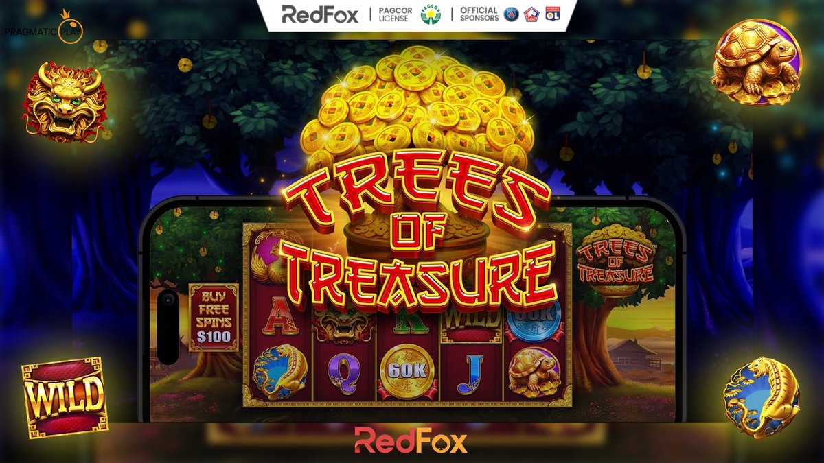 GuncelRedFox's tweet photo. 🌳 Pragmatic Play'in en yeni oyunu "Trees of Treasure" şimdi RedFox'ta !

💵 Hazine Ağaçlarındaki yüksek kazançlara #RedFox'ta hazır ol! https://t.co/UcOBGklzGz