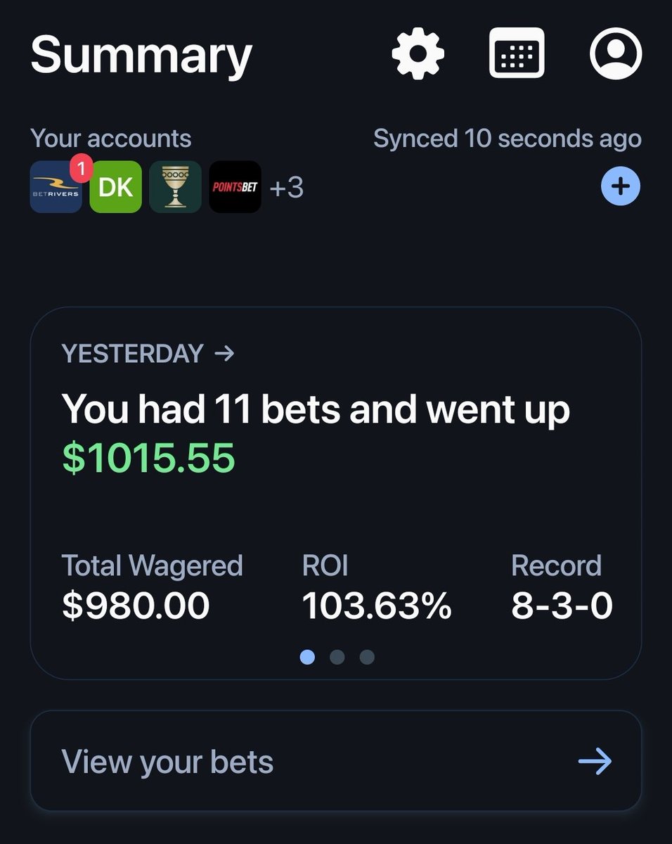 OptionsGeeks's tweet photo. Had my first day making over $1000 yesterday. Switching to mostly live in-game betting has been a very good decision. Up over 7k for January, my best month so far. Feel free to ask any questions about how I do it. https://t.co/Mlwus3S1ob