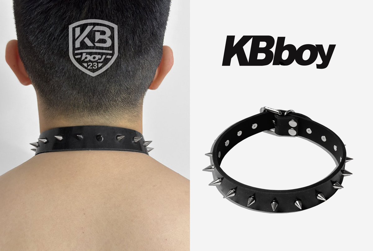 NEW IN｜新品 硅胶尖钉项圈 Rubber Spike Collar 👁️‍🗨️转发此推文 🕙2月5日晚抽取2个幸运宝宝送新款项圈 淘宝店铺：KBboy Global Website：kbboyrubber.com