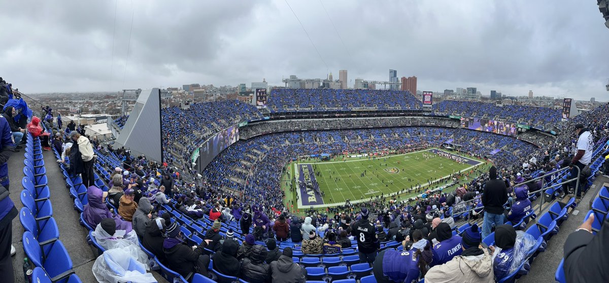 As a DB guy these seats up top were an AWESOME view to me… it was like All-22 Coaches Tape every play!!😂 #AFCChampionshipGame