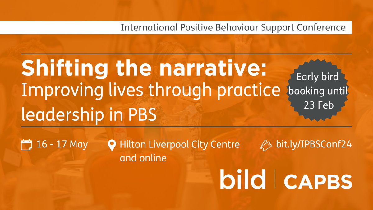 This year's @bild_tweets #PBS conference is looking at how improving lives starts with #PracticeLeadership
It takes place in Liverpool 16-17 May.
Book your ticket before 23 Feb to enjoy Early Bird rates: bit.ly/IPBSConf24

#IPBSConf24