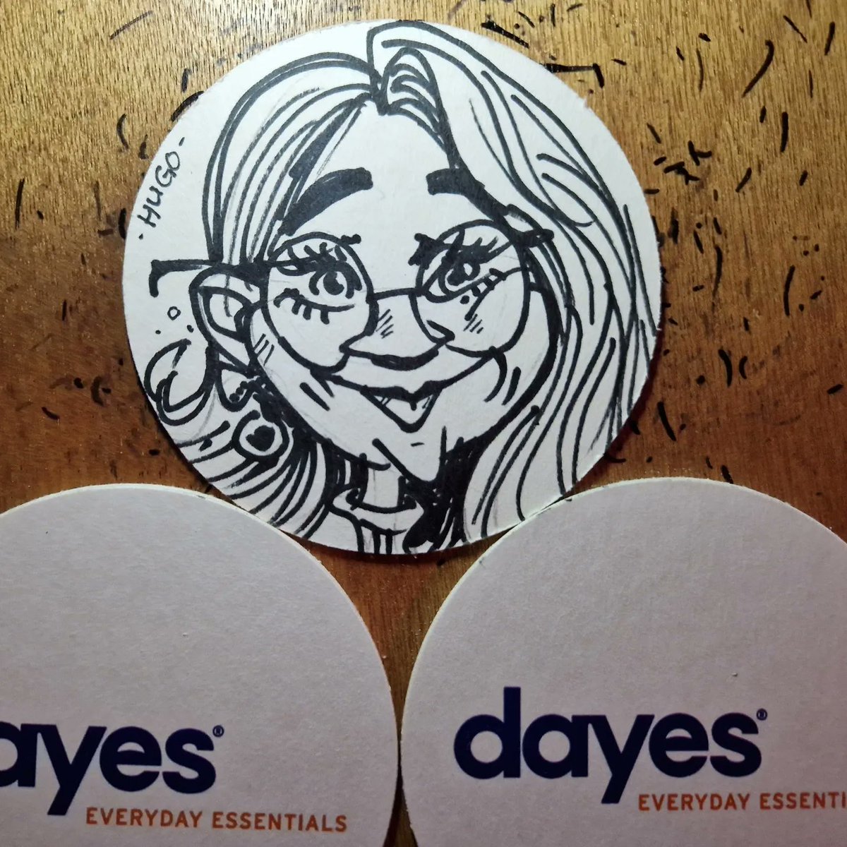 A day at Dayes...in december 2023
#sneltekenaar Hugo Freutel 
mobiel optreden tussen de gasten
#karikaturist op bierviltjes 
#kerstmis #eindejaarsevent #personeelsfeest 
#christmas #xmas #event #beermats
boeking / booking &amp; info: 
advance-events.nl
<a href="/AdvanceEvents/">Advance Events Evenementenbureau</a>