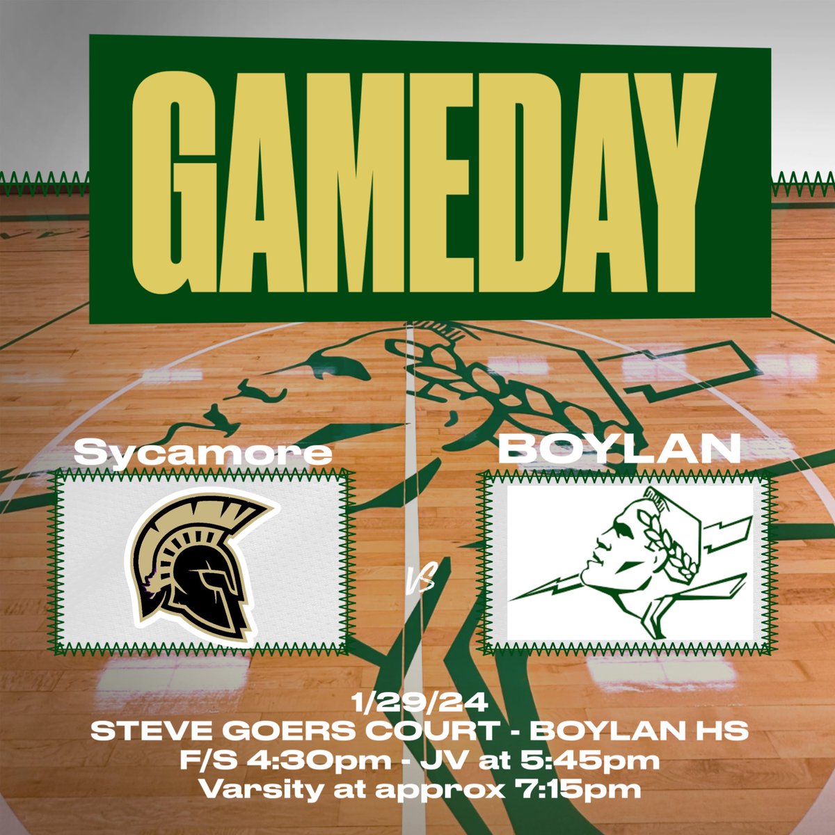 The Lady Titans (22-3) host Sycamore (17-9) in a non-conference game tonight. All 3 levels play, starting with the F/S at 4:30pm.