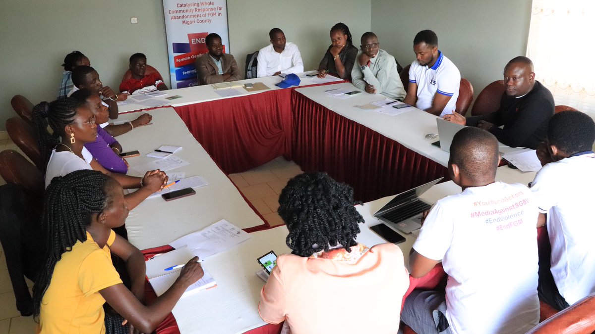 We are part of the Kuria youth-led CSOs meeting for an exchange learning. The purpose of this is to identify how to strengthen &amp; complement each other &amp; for movement building, as the #CWCR Project also envisions meaningful partnerships to end FGM,child marriage,&amp; teen pregnancies