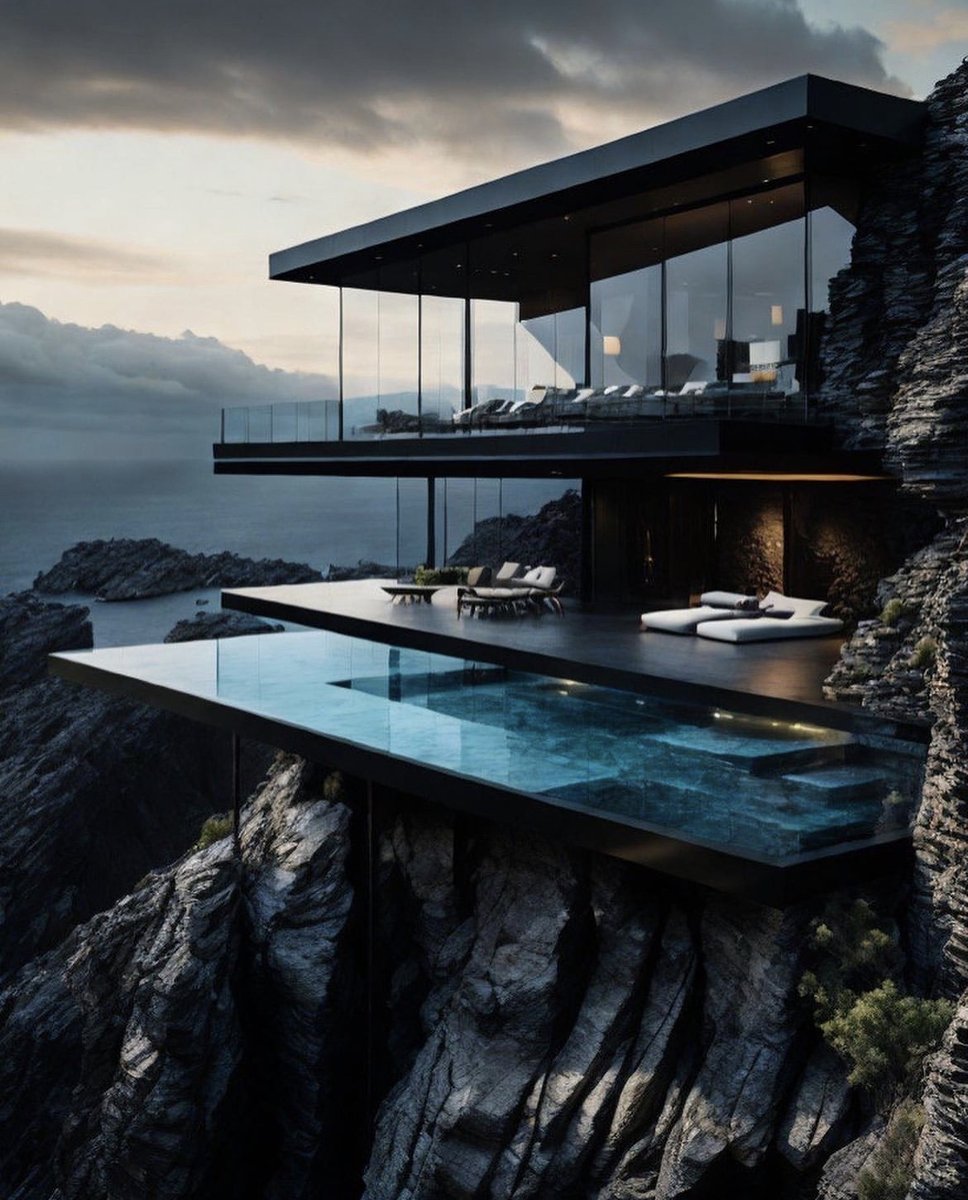 HOUSEPORN___'s tweet image. Modern villa.