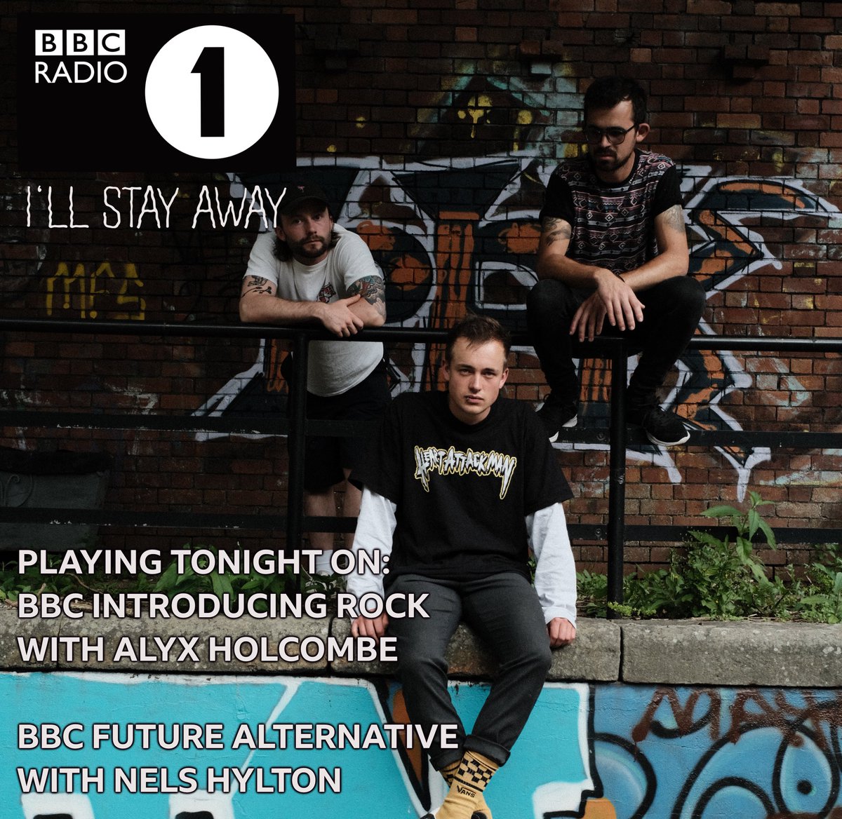 Trashed (@trashedofficial) on Twitter photo I’LL STAY AWAY 🤝 BBC RADIO 1
‘I’ll Stay Away’ is being played on <a href="/BBCR1/">BBC Radio 1</a> tonight on BBC Introducing Rock with <a href="/AlyxHolcombe/">Alyx Holcombe⚡</a> and Future Alternative with <a href="/nelshylton/">NELS</a>
Listen tonight from 1am and catch both shows back to back or listen on the BBC Sounds app 🖤 I’LL STAY AWAY 🤝 BBC RADIO 1
‘I’ll Stay Away’ is being played on <a href="/BBCR1/">BBC Radio 1</a> tonight on BBC Introducing Rock with <a href="/AlyxHolcombe/">Alyx Holcombe⚡</a> and Future Alternative with <a href="/nelshylton/">NELS</a>
Listen tonight from 1am and catch both shows back to back or listen on the BBC Sounds app 🖤