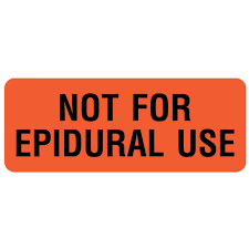 We talk a lot about #lookalikevials, but what about #lookalikelabels?
This “not for epidural use” label shown to me by @agirlinscrubs looks similar to the one we use for the OPPOSITE purpose 

@APSForg #patientsafety #medicationsafety #anesthesiology