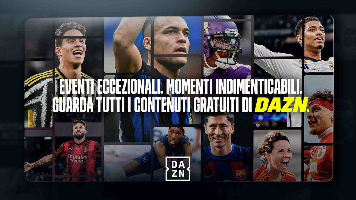 Freeonline_it's tweet photo. #DAZN sblocca la modalità free a livello globale, ora anche in Italia accesso a una selezione di contenuti in App senza abbonamento. 
Leggi: https://t.co/sT2G3E0vVU
#daznfree https://t.co/KyPuZ6LMHQ
